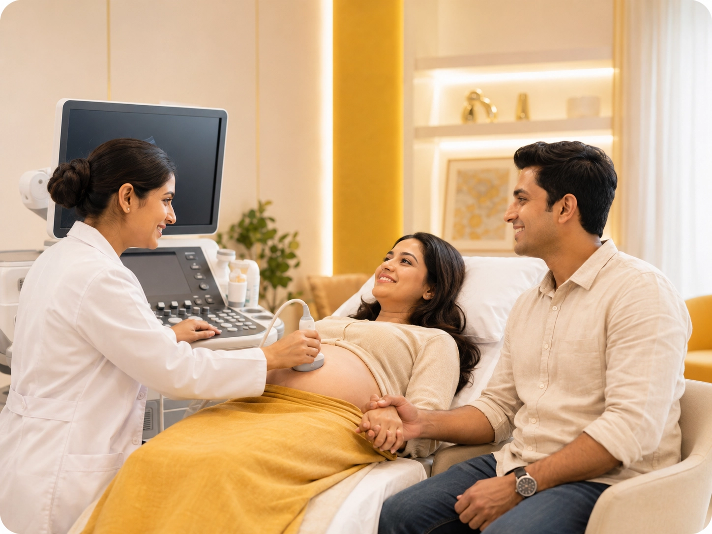 4D sonography maternity ultrasound care at VISWAS Gynec Hospital