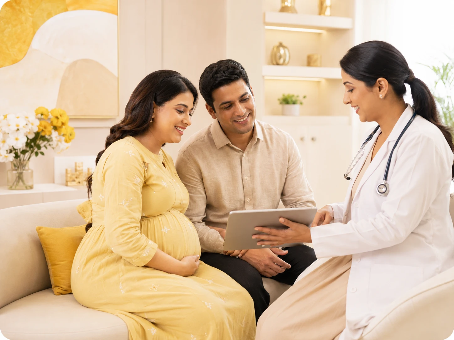 Indian gynecologist pregnancy consultation at VISWAS Gynec Hospital