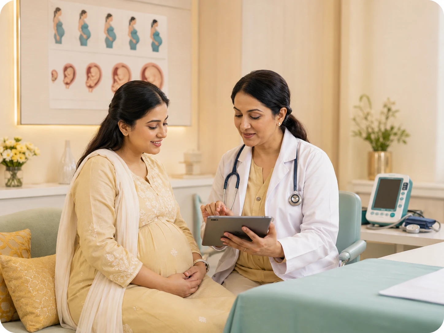 high risk pregnancy monitoring gynec hospital in India